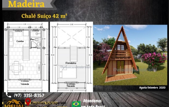 10 Kits de Chalés de Madeira (A-Frame) mais baratos do Brasil 